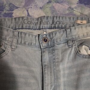 Calvin Klein Men's Slim Jeans in Light Blue